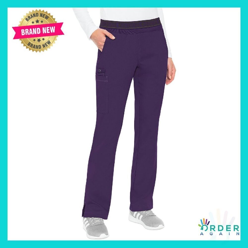 Ultra-Soft Yoga Pull-On Pants with 7 Pockets Stretch Fit Comfortable